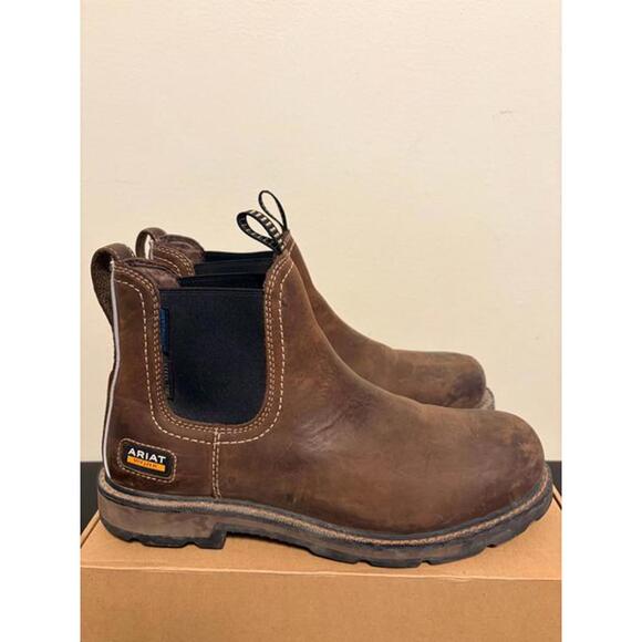 Ariat Men's Chelsa Waterproof Steel Toe Boots (Size 10.5) - Picture 2 of 4